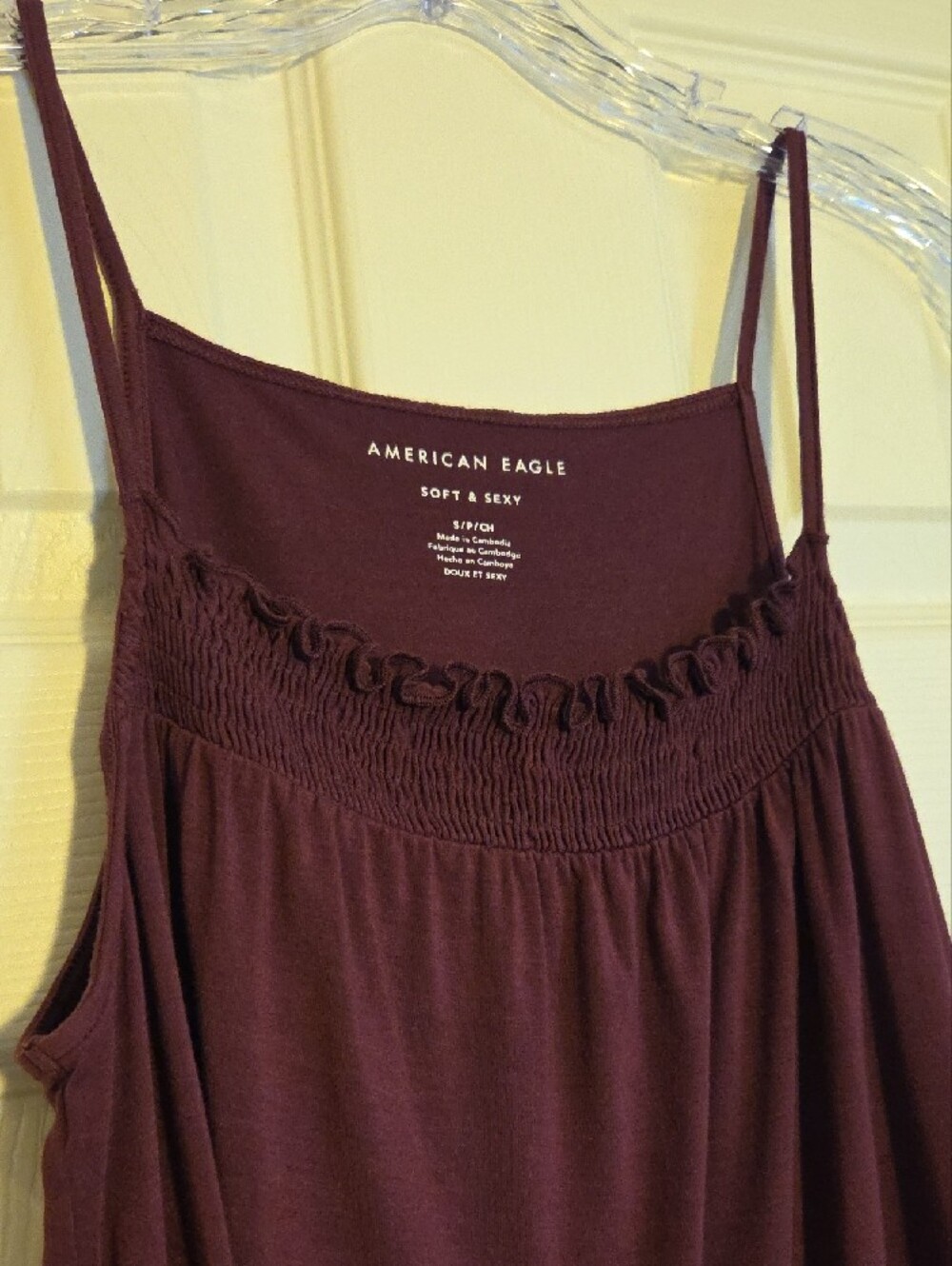 American Eagle Plum Tank Top Sz S